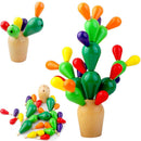 Prickly Pear Cactus Wooden Blocks Mosaic Puzzle Assembling Demolition Toys