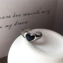 Fashion Accessories Index Finger Rings Heart Ring Love Ring Opening Design Ring