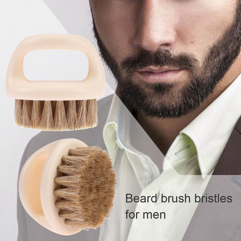 Ring Bristle Men Mustache Shaving Brush Barber Beard Comb Salon Razor Brushes