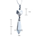 Hanging Drops Chandelier Crystal Lighting Accessories Prism Glass Lamp