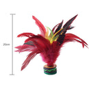 20cm Chinese Jianzi Colorful Feathers Shuttlecock Portable Fitness Entertai