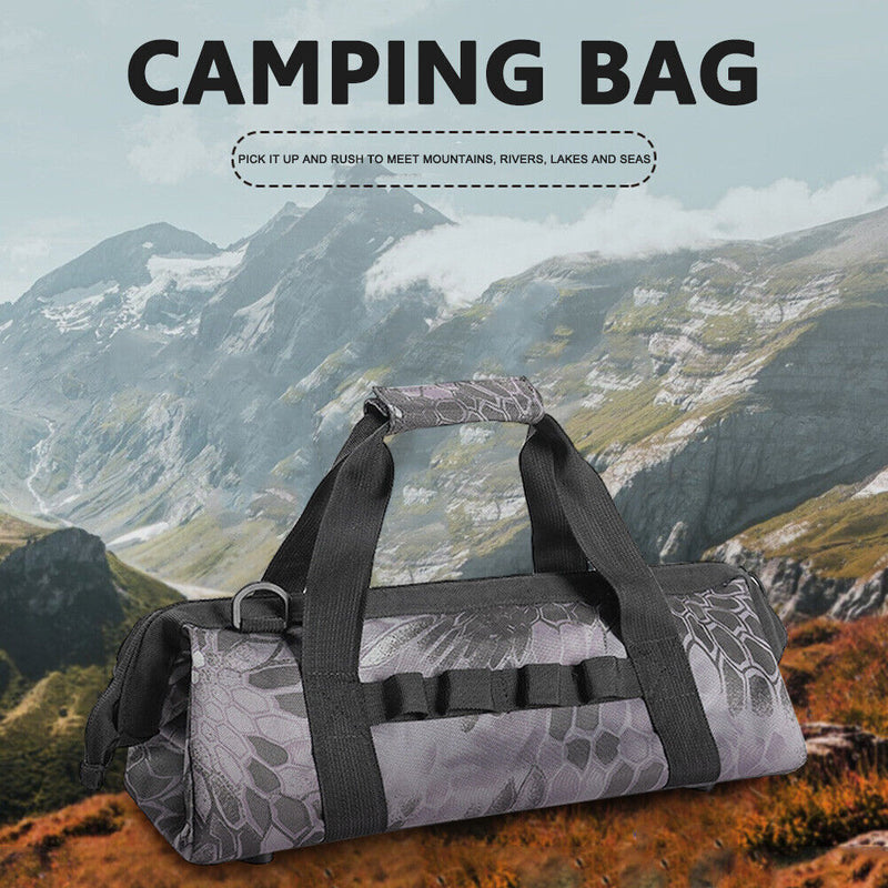 Waterproof Sport Gym Bag Outdoor Molle Camping Backpack (Python Camouflage)