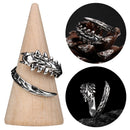 Coiled Bone Jewelry Accessories Centipede Ring Hip Hop Open Rings Punk Style