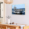 Oil Paint by Numbers Spaceship Canvas Artwork Living Room Picture Art Decoration