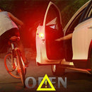 Car Door Anti-collision Warning Light, Automobile Universal 3 Free LED F4O4