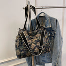 Fashion Lady Handbag Large Capacity Nylon Crossbody Bag Autumn Winter for Travel