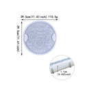 #A Silicone Tray Epoxy Mold with Handle DIY Tray Mould Christmas for Children Gi