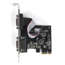 PCIe Serial Expansion Card PCI-Express to 2 Serial Ports COM Adapter for Windows