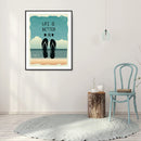5D Diamond Painting Kit DIY Beach Slippers Full Round Wall Decor Rhinestone Art
