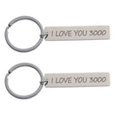 Lovers Present Jewelry I Love You 3000 Keyring Car Pendant Key Ring Keyfob