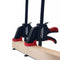 2pcs Woodworking Work Bar F Clamps DIY Quick Ratchet Release Squeeze Clip Newly