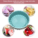 #A Round Silicone Cake Mold Sunflower Baking Fryer Pan for Pastry Desserts Cake