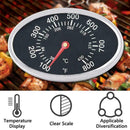 BBQ Grill Lid Thermometer Heat Indicator Replacement for Grill Master Nexgrills