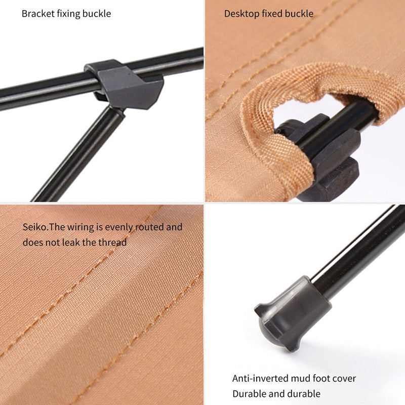 Foldable Camping Table-Aluminum Lightweight Collapsible Table for Fishing Beach