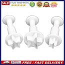 3pcs Silicone Cake Decorative Mold Star Plunger Fondant Cookie Cutter DIY B