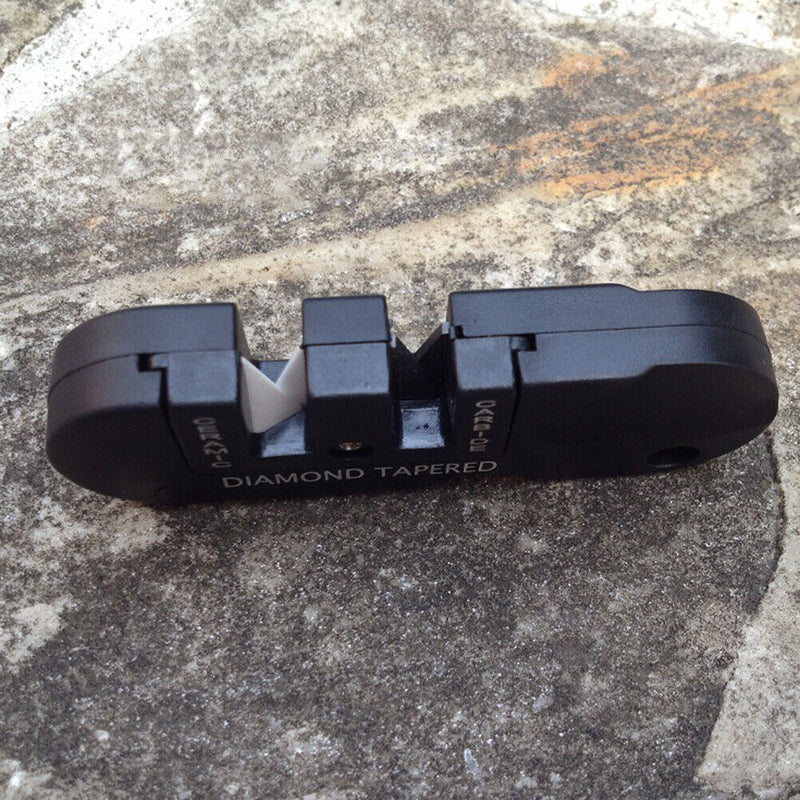 Outdoor Sharpener Diamond Tool Camp Hike Gear Tungsten Ceramic Sharpen Tool