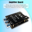 ZK-502T 50Wx2 HIFI Amplifier Board Set 2.0 Channel Stereo Audio Bass Accessories