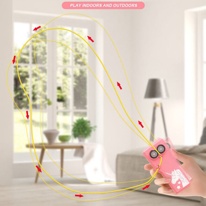 Electric Rope Launcher Cute Animal Funny Dancing Pets Cat Thruster (Pink) Newly