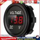 D1 Car Motorcycle DC 12-24V Digital Panel Voltmeter Voltage Meter (Red) Newly