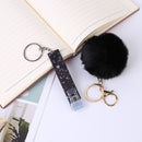 Card Grabber Keychain - ATM Card Clip for Long Nails (B20 Camouflage Black)