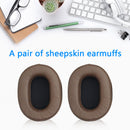 Sheepskin Ear Cushions for Audio Technica ATH M50x M20 M40 M40x (Brown) Newly