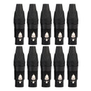 10pcs DIY Microphone XLR 3Pin Female Connector Cable Solder Plug Adapters Newly