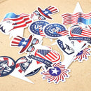 Flag Patriotic Sign Cake Decoration Independence Day Cake Topper 4th of July