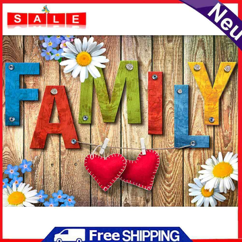 5D DIY Full Round Diamond Painting Family Women Art Cross Stitch Embroidery Kits