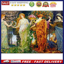 1000pcs DIY Beauty Flowers Paper Puzzle Educational Jigsaw Assembling Game