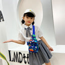 Children Cartoon Print Chest Bag Cute Crossbody Bags Casual Hats Messenger Bags