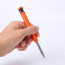 Mechanical Woodworking Pencil Carpenter Built-in Sharpener Pens (Orange)