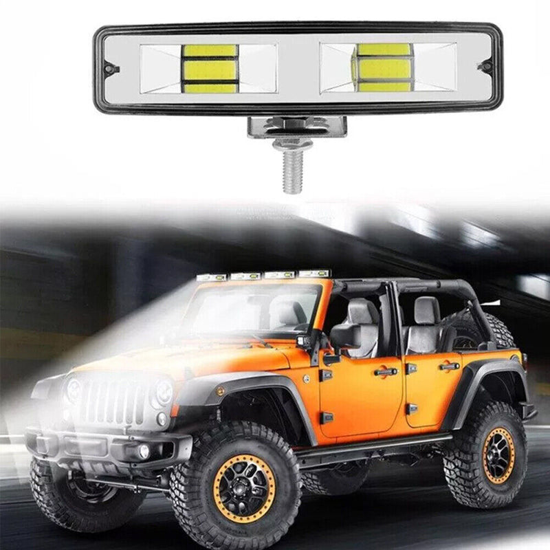 2pcs Car LED Work Light Headlights 48W 16LED Off Road Vehicle Spotlight