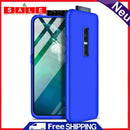 GKK Phone Case for VIVO V17 Pro Hard Frosted PC Protective Back Cover Blue