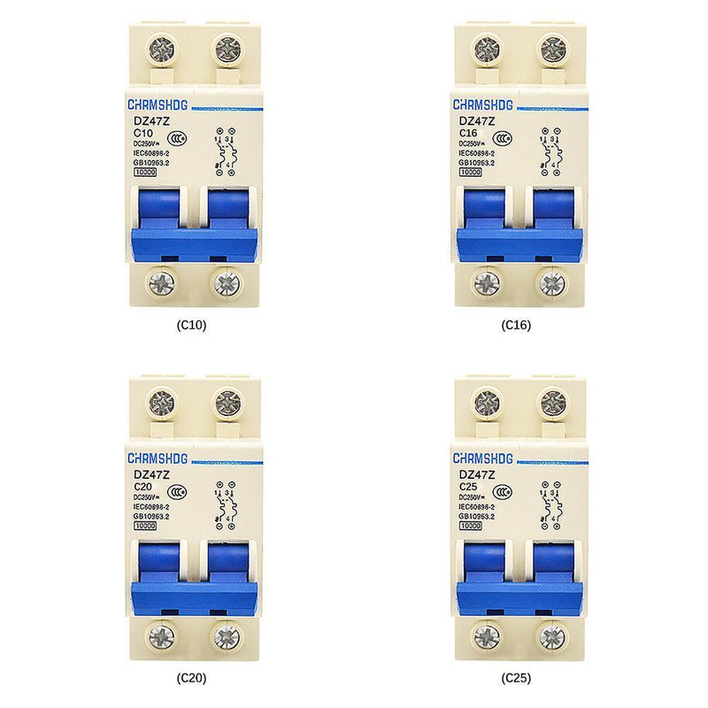 DZ47Z-63/2P Photovoltaic DC Circuit Breaker Protection Air SwitchX3(10A)