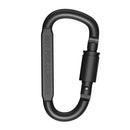Survival D-ring Locking Carabiner Clip EDC Tools Keychain Hanging Hook Buckle