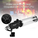 G1/4 Thread XHC8+160mm Cylinder Water Tank Water Pump for CPU Water Cooling
