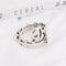 Wear Thimble Yarn Guides Knitting Ring Fish Bone Shape Sewing Crochet Loop