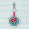 DIY Crafts Wood Wooden Cross Stitch Jewelry Pendant Embroidery Key Ring Making