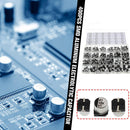 400pcs 1uF - 1000uF 24 Values SMD Aluminum Electrolytic Capacitors Kit: