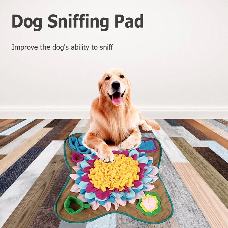 Dog Sniffing Training Mat Slow Food Mat Dog Food Consumes Release Stress Bl