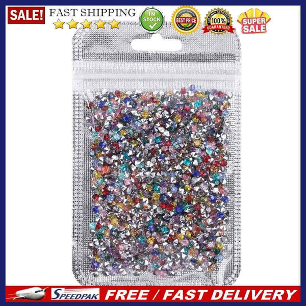 1000pcs 3mm Gorgeous Nail Art Rhinestones DIY Manicure Mixed Glitter Charm De