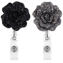 Anti-Lost Clip Lanyards Clip Key Ring Rose Shape Badge Reel Badges Holder