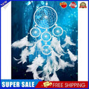 5D Diamond Painting Kit White Dream Catcher Full Round Drill DIY Wall Picture