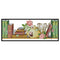Partial Embroidery DIY Books Mouse 14CT Stamped Kit Cross Stitch Wall Decor