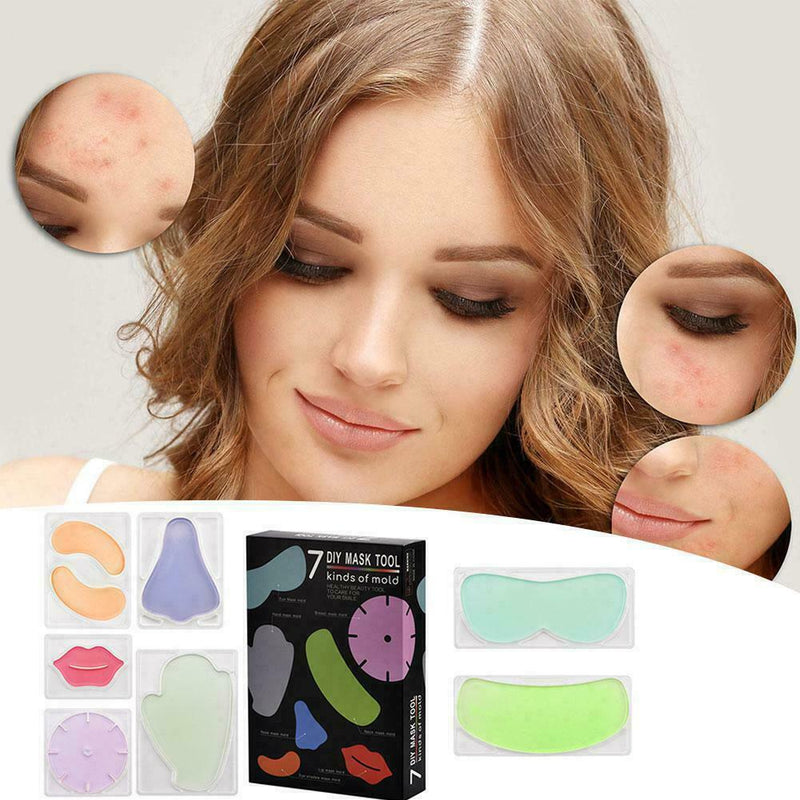 5Pcs/Set Facial Masks Molds Reusable Facial Masks Patch Maker Molds DIY R7I4