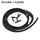 200cm/2m x 3.5mm Black Rubber Tube Pipe ID Epdm Hose Jet Wiper Windscreen A0U7