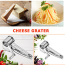 Multi-functional Stainless Steel Rotary Cheese Grater Chocolates Shredder