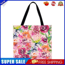 Flowers Printed Shoulder Shopping Bag Casual Large Tote Handbag (40*40cm) G
