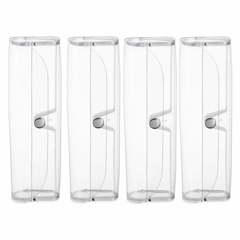 Transparent Women Portable Glasses Box Plastic Glasses Holder Eyeglasses Case