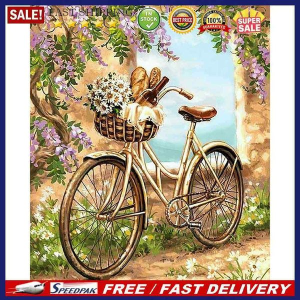 DIY Diamond Painting Bicycle Full Square Diamond Mosaic Wall